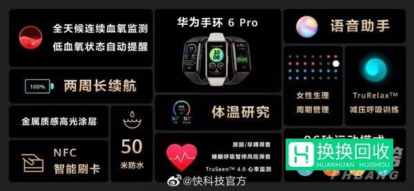 华为手环6pro可以接收微信通知吗